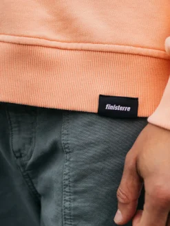 Hot Finisterre Men's Coho Sweatshirt ReefPink