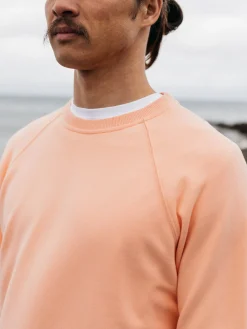 Hot Finisterre Men's Coho Sweatshirt ReefPink