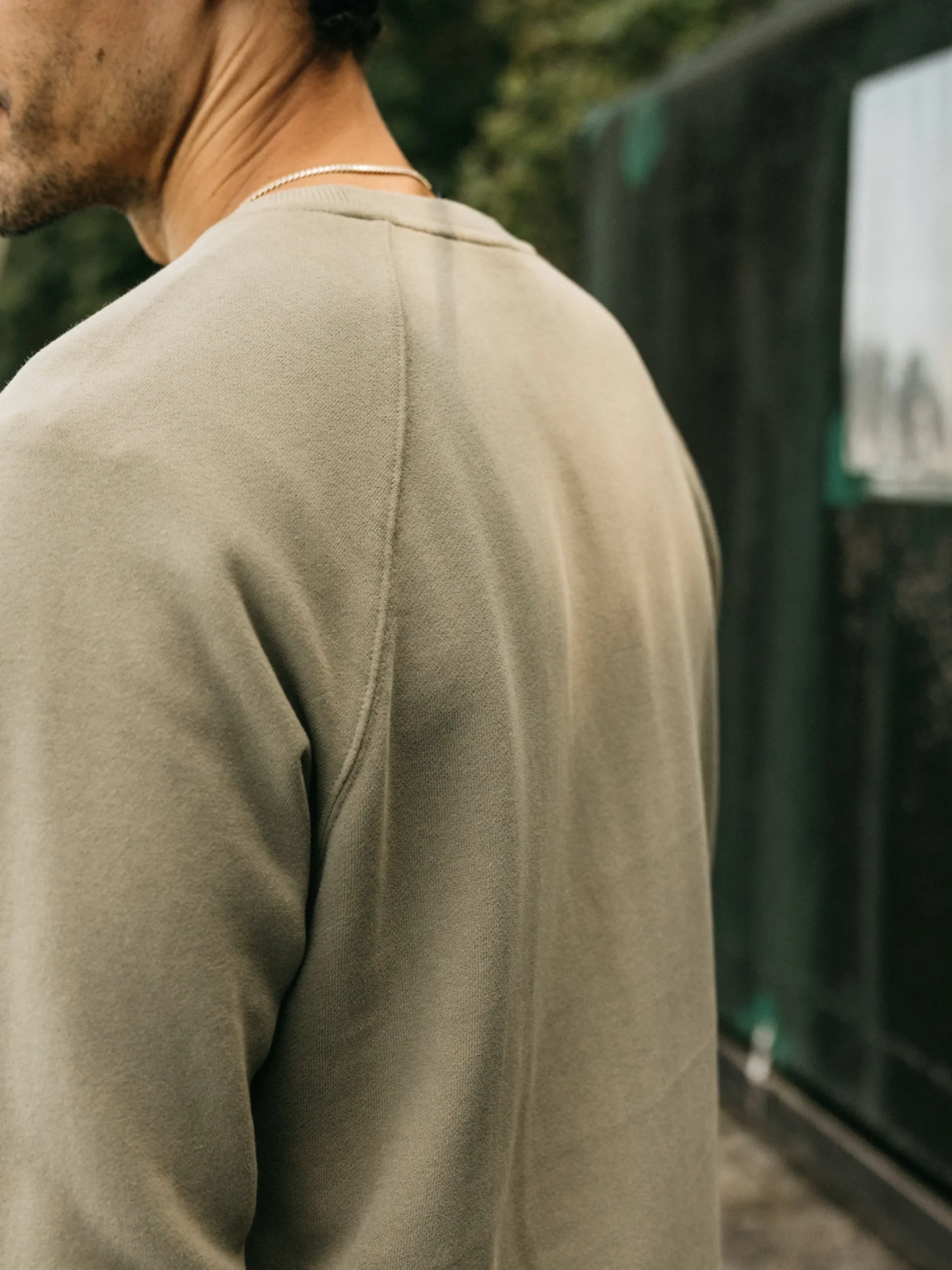 Best Sale Finisterre Men's Coho Sweatshirt WillowGreen