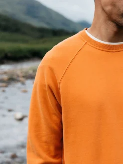 Outlet Finisterre Men's Coho Sweatshirt HarvestGold