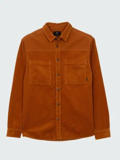 Shop Finisterre Men's Cordium Shirt Sable