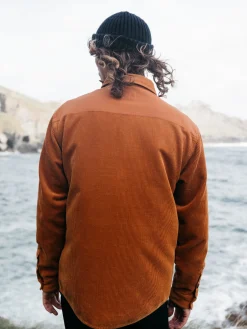 Shop Finisterre Men's Cordium Shirt Sable