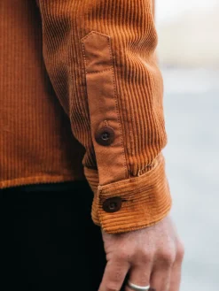 Shop Finisterre Men's Cordium Shirt Sable