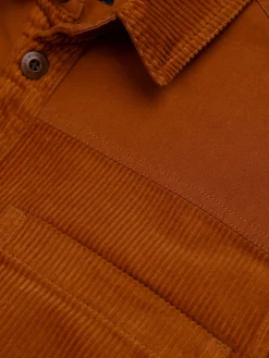 Shop Finisterre Men's Cordium Shirt Sable
