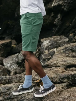 Shop Finisterre Men's Coverack Shorts PineShadow