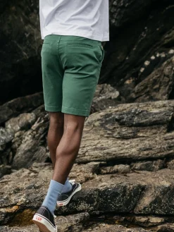 Shop Finisterre Men's Coverack Shorts PineShadow