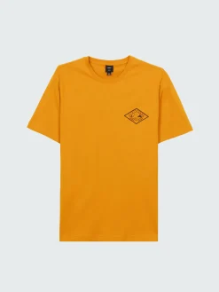 Best Sale Finisterre Men's Diamond Logo T-Shirt HarvestGold