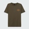 Clearance Finisterre Men's Diamond Logo T-Shirt Olive