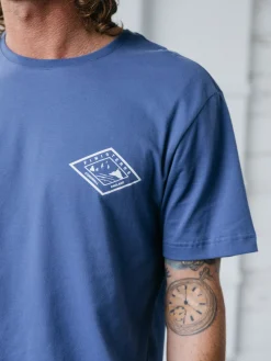 Hot Finisterre Men's Diamond Logo T-Shirt CoastalFjord