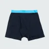 Clearance Finisterre Men's Eddy 2.0 Merino Wool Boxers Navy/Cyan