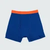 Outlet Finisterre Men's Eddy 2.0 Merino Wool Boxers Atlantic/Flame