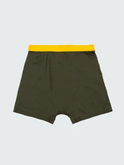 Discount Finisterre Men's Eddy 2.0 Merino Wool Boxers Olive/Manuka