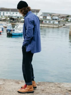 Fashion Finisterre Men's Eddystone Shirt Midnight