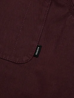New Finisterre Men's Eddystone Shirt BlackCherry