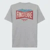 Cheap Finisterre Men's Emblem T-Shirt GreyMarl