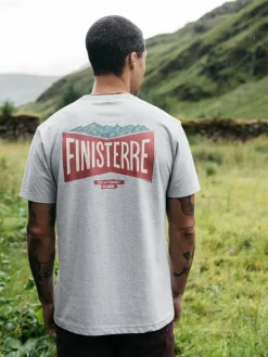 Cheap Finisterre Men's Emblem T-Shirt GreyMarl