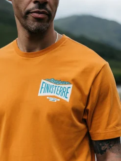 Best Finisterre Men's Emblem T-Shirt HarvestGold