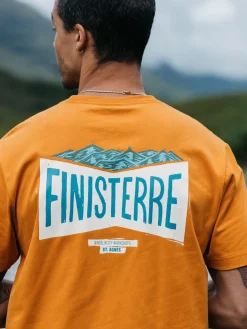 Best Finisterre Men's Emblem T-Shirt HarvestGold