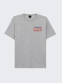Cheap Finisterre Men's Emblem T-Shirt GreyMarl