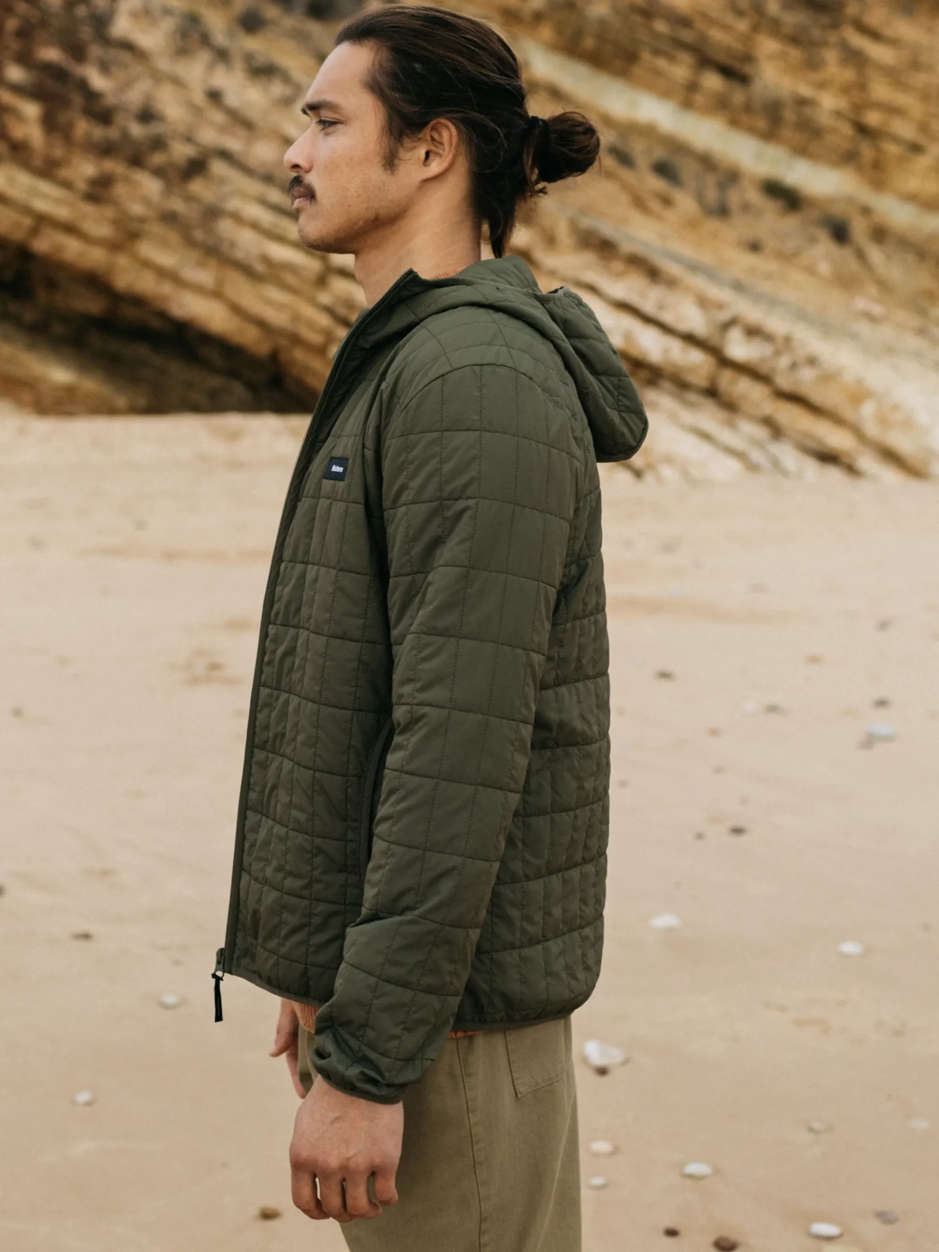 Hot Finisterre Men's Firecrest Hooded Jacket Olive
