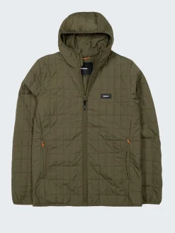 Hot Finisterre Men's Firecrest Hooded Jacket Olive
