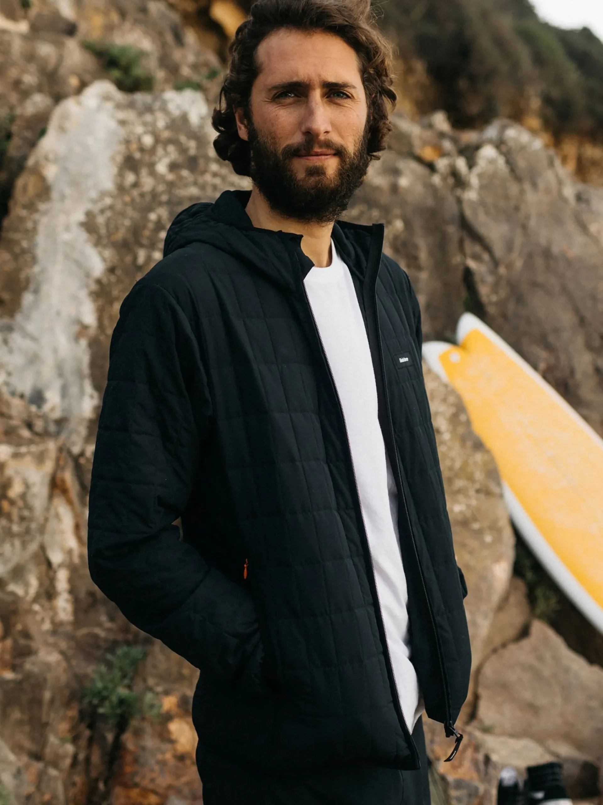 Cheap Finisterre Men's Firecrest Hooded Jacket Black
