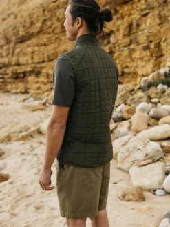 Online Finisterre Men's Firecrest Insulated Vest Olive