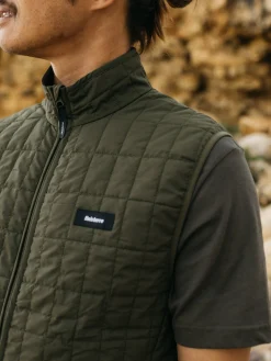 Online Finisterre Men's Firecrest Insulated Vest Olive