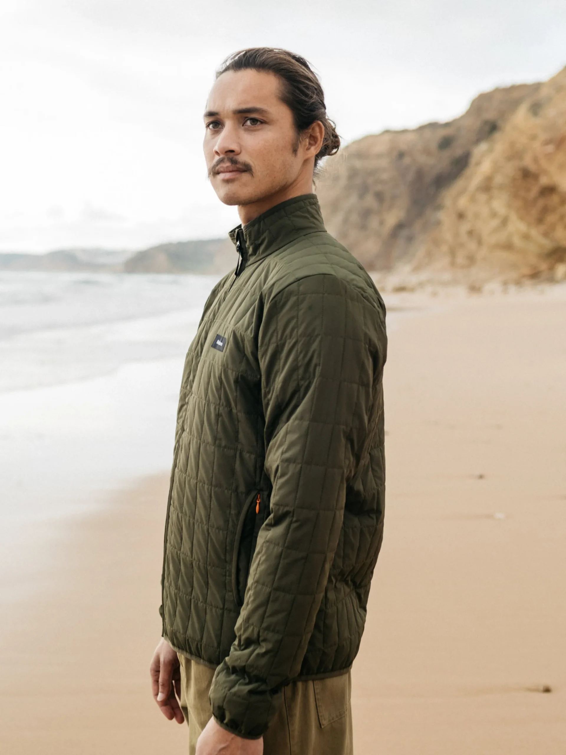 Store Finisterre Men's Firecrest Jacket Olive