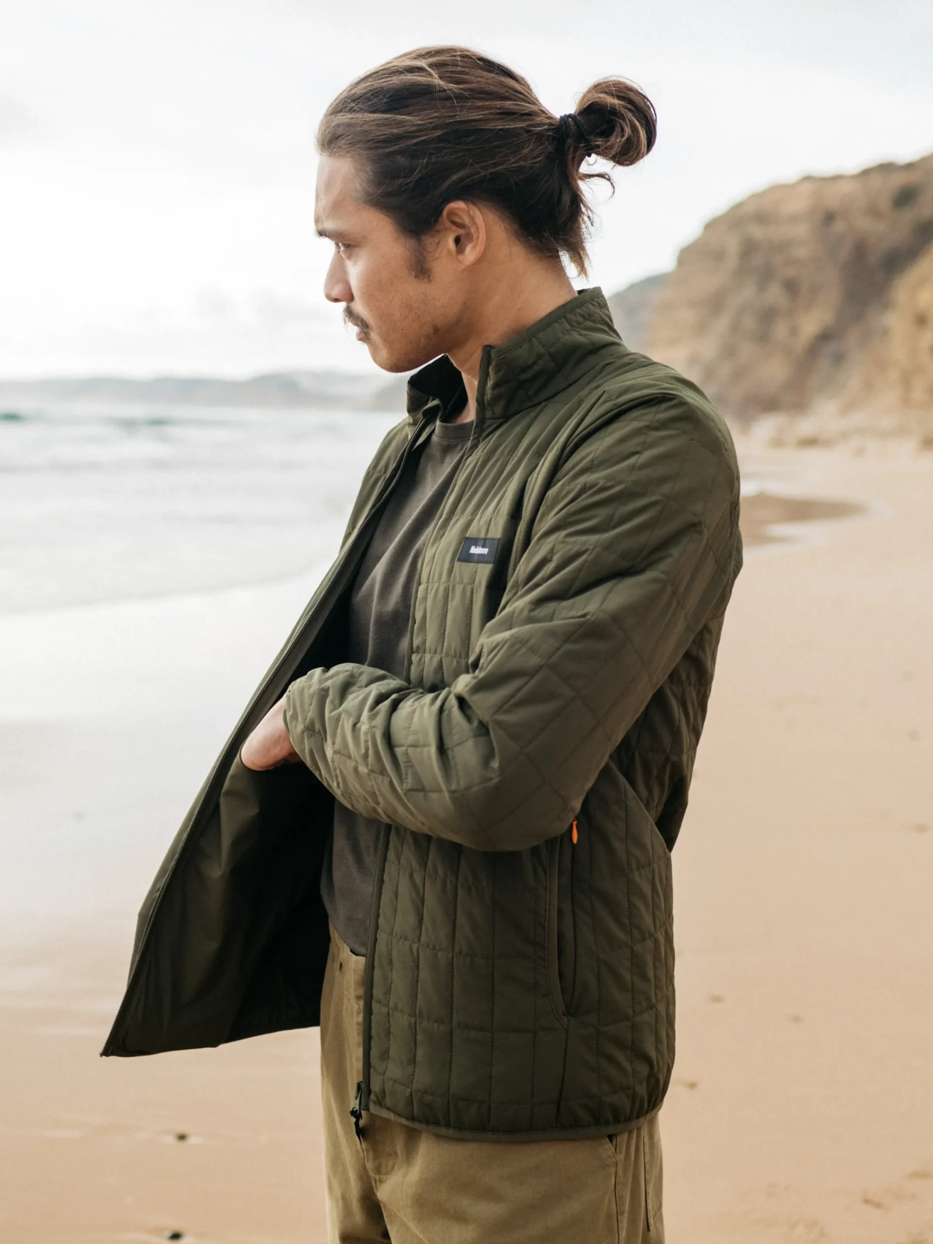 Store Finisterre Men's Firecrest Jacket Olive