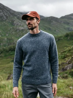 Online Finisterre Men's Furlong Crew Sweater IndigoBlue