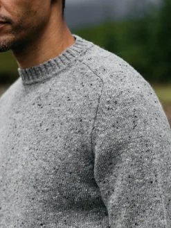 Flash Sale Finisterre Men's Furlong Crew Sweater GreyMarl