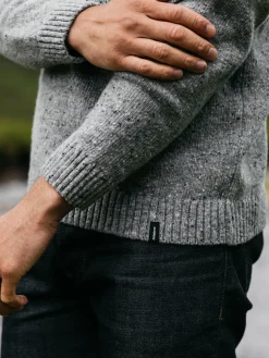 Flash Sale Finisterre Men's Furlong Crew Sweater GreyMarl