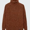 Cheap Finisterre Men's Furlong Roll Neck Sweater Spice
