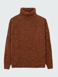 Cheap Finisterre Men's Furlong Roll Neck Sweater Spice