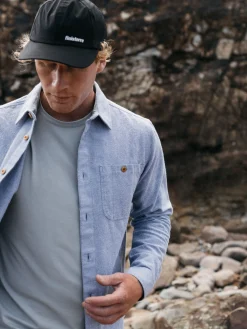Fashion Finisterre Men's Gylly Shirt IndigoDobby
