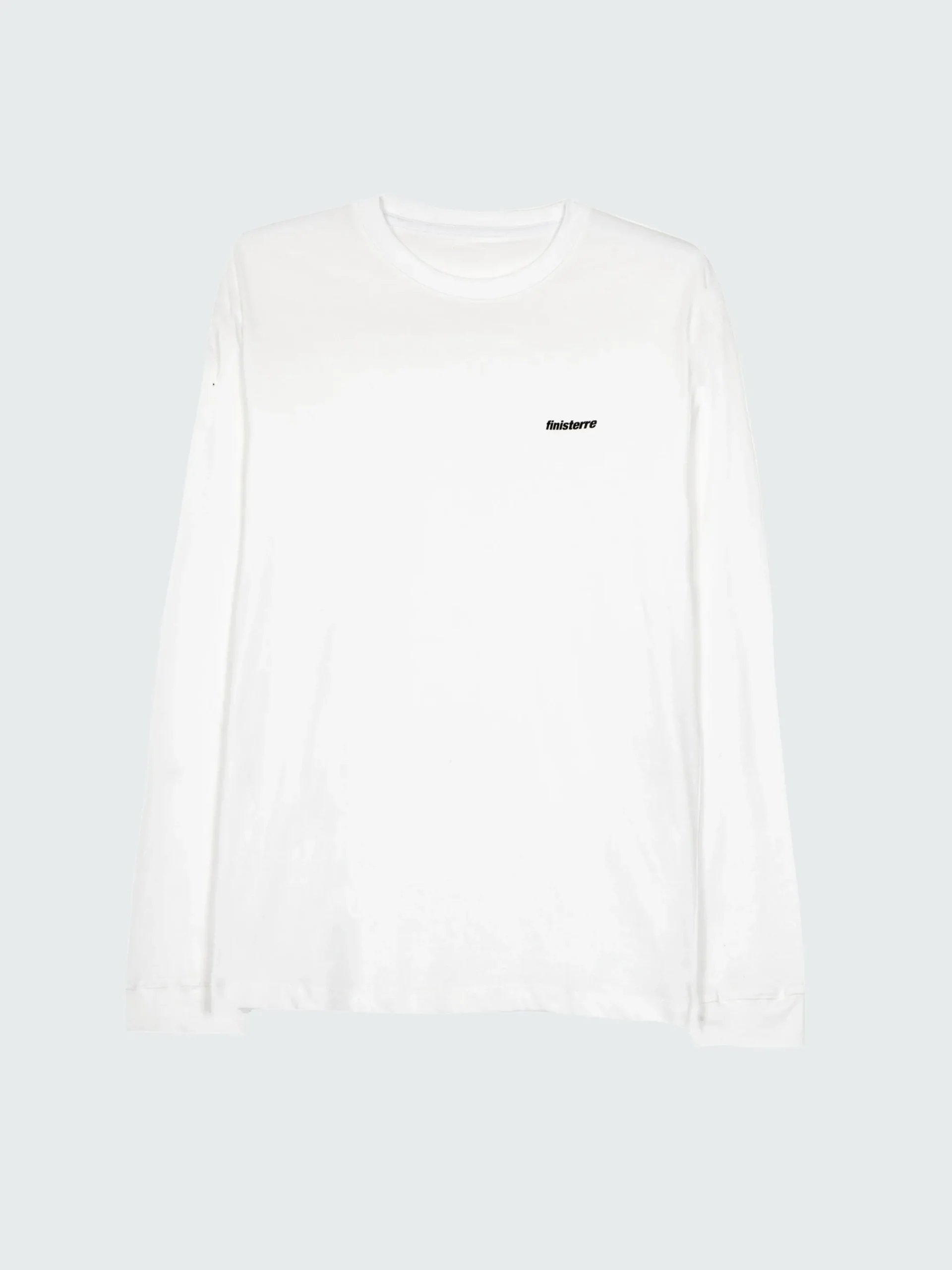 Store Finisterre Men's Harlyn Logo Long Sleeve T-Shirt White