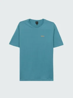 Cheap Finisterre Men's Harlyn Logo T-Shirt OceanStorm