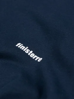 Hot Finisterre Men's Harlyn Logo T-Shirt Navy