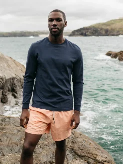 Flash Sale Finisterre Men's Harlyn Long Sleeve T-Shirt Navy