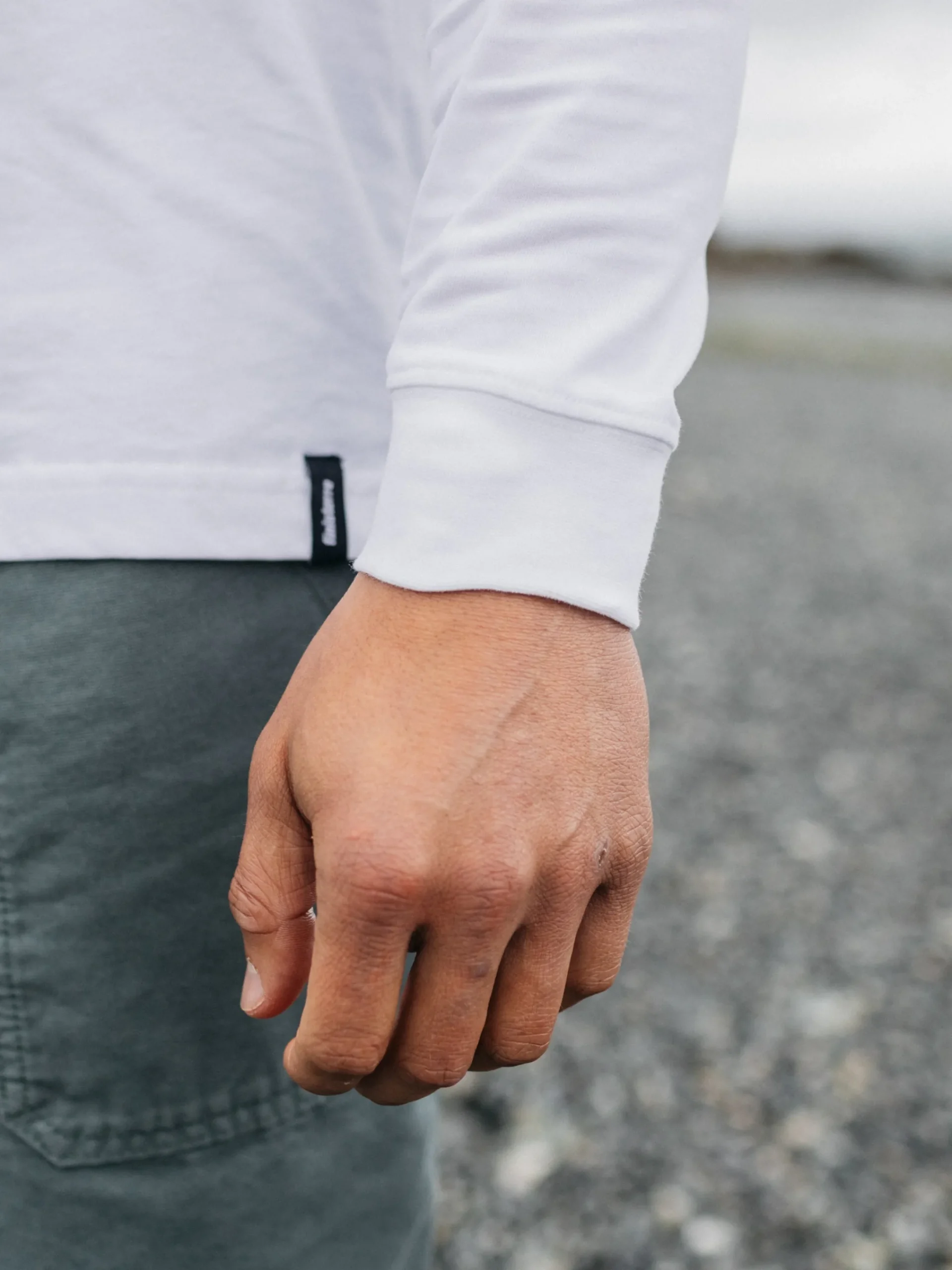 Discount Finisterre Men's Harlyn Long Sleeve T-Shirt White