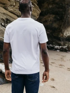 Fashion Finisterre Men's Harlyn T-Shirt White