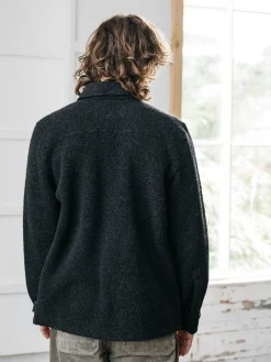 Outlet Finisterre Men's Hegen Fleece Shirt Raven