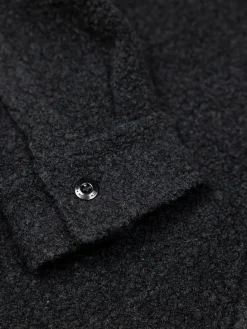 Outlet Finisterre Men's Hegen Fleece Shirt Raven