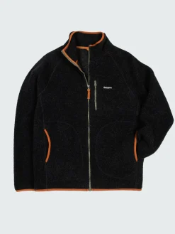 Sale Finisterre Men's Hegen Full Zip Fleece RavenBlack