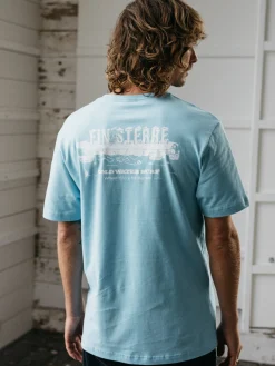 Cheap Finisterre Men's Ice Cold T-Shirt GlacierBlue