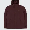 Shop Finisterre Men's Ignis Jacket BlackCherry