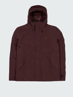 Shop Finisterre Men's Ignis Jacket BlackCherry