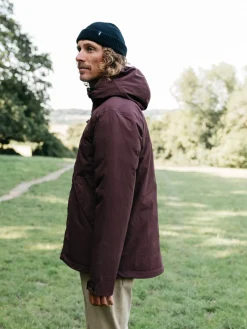 Shop Finisterre Men's Ignis Jacket BlackCherry