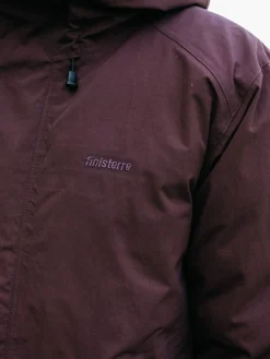 Shop Finisterre Men's Ignis Jacket BlackCherry